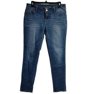 New York & Company Soho Jeans Curvy Boyfriend Medium Wash Blue Denim Size 6